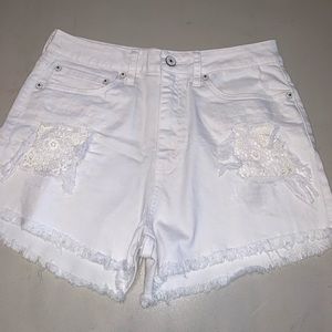 White shorts